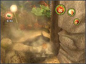 Tuż za nią załączy się krótki przerywnik, a po jego zakończeniu wskocz w otwór w ziemi - [ETAP II] Attack of the Henchmen cz.4 | Artur i Minimki - Artur i Minimki - poradnik do gry