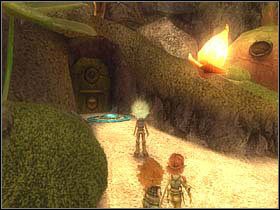 Niezwłocznie się do nich skieruj, a znajdziesz je między domkami koło pola walki (każdy bohater ma przycisnąć jeden guzik) - [ETAP II] Attack of the Henchmen cz.1 | Artur i Minimki - Artur i Minimki - poradnik do gry