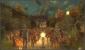 Teraz bez przeszkód udaj się w stronę tłumu stojącego na końcu kanionu - [ETAP I] The world of the Minimoys cz.2 | Artur i Minimki - Artur i Minimki - poradnik do gry