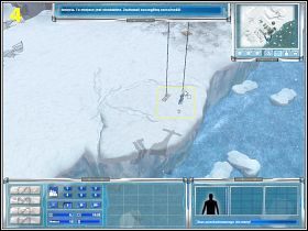 Tymczasem wykorzystajmy helikopter ratowniczy do przetransportowania na stały ląd osób leżących na krze (3) - [Misja 10] Wybuch na stacji polarnej! | Emergency 4 Global Fighters For Life - Emergency 4: Global Fighters For Life - poradnik do gry