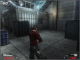 Pędź do drzwi (#80) i w nowoodkrytym pomieszczeniu skorzystaj z klatki schodowej - Grey Rock Refinery (1) | Mission 2 w Infernal - Infernal - poradnik do gry