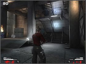 Zlokalizuj klatkę schodową zaprezentowaną na obrazku #90 i skorzystaj z niej - Grey Rock Refinery (1) | Mission 2 w Infernal - Infernal - poradnik do gry