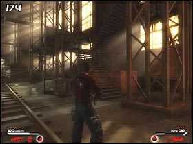 Rozwal wrogów i skorzystaj z klatki schodowej (#174), zlokalizowanej z prawej strony hali - Mazovia Steelworks (2) | Mission 3 w Infernal - Infernal - poradnik do gry