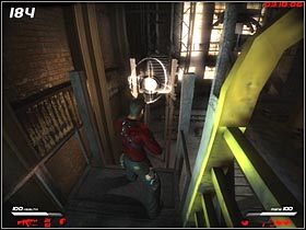 Biegnij przed siebie, rozwal żołnierza z miotaczem ognia i odstrzel łańcuchy (#183), uwalniając tym samym znajdującą się wyżej platformę - Mazovia Steelworks (3) | Mission 3 w Infernal - Infernal - poradnik do gry