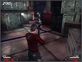 W hangarze poznasz nowych przeciwników - dobrze wyszkolonych żołnierzy, którzy potrafią przemieszczać się pod postacią ducha (#200) - Mazovia Steelworks (3) | Mission 3 w Infernal - Infernal - poradnik do gry