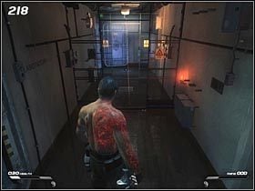 Po wyjściu na korytarz zauważysz laserowy czujnik (#218) - HMS Liberty (1) | Mission 4 w Infernal - Infernal - poradnik do gry