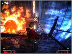 Skręć w lewo i podążaj naprzód pochyłą trasą (#265) w kierunku najniższego poziomu kompleksu - Etherlight Satellites Center (2) | Mission 5 w Infernal - Infernal - poradnik do gry