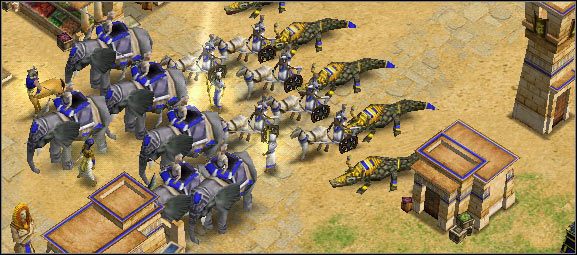 Jednostki mityczne - taki właśnie skład najczęściej wybierałem do pierwszego uderzenia - Poradnik do gry - Informacje podstawowe | Age of Mythology - Age of Mythology - poradnik do gry