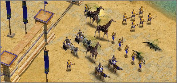 Podział w kawalerii jest aż nadto widoczny - Zarys ogólny | Mitologia egipska | Age of Mythology - Age of Mythology - poradnik do gry