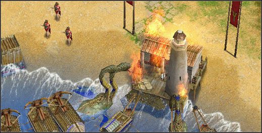 Z tej przystani już nic nie wypłynie. - Scenariusz 3 - Sięgając dna | Kampania | Age of Mythology - Age of Mythology - poradnik do gry