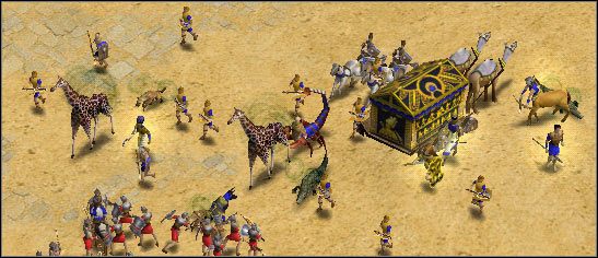 Nie dla brudasów Ozyrys. - Scenariusz 13 - Przeciąganie liny | Kampania | Age of Mythology - Age of Mythology - poradnik do gry