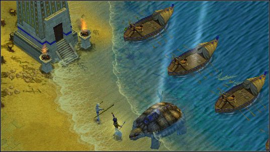 Egipscy znachorzy znają się też na pielęgnacji drewna. - Scenariusz 15 - Wyprawa | Kampania | Age of Mythology - Age of Mythology - poradnik do gry