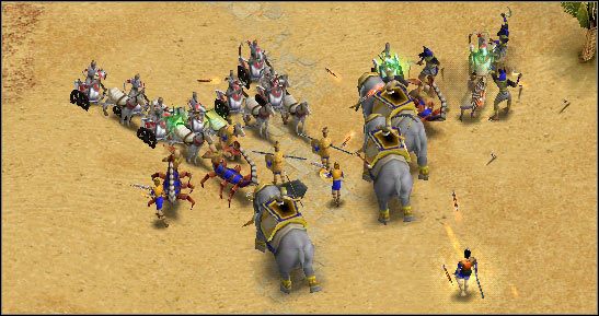 Sprintem do łuczników. - Scenariusz 20 - Tu jest mój dom | Kampania | Age of Mythology - Age of Mythology - poradnik do gry