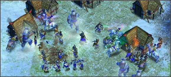 Osiedle na uboczu bazy cyklopa. - Scenariusz 22 - Północ | Kampania | Age of Mythology - Age of Mythology - poradnik do gry