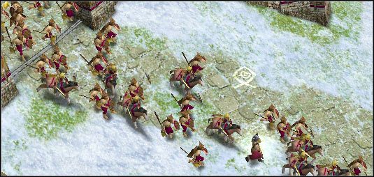 Krewkich mieszkańców północy łatwo sprowokować. - Scenariusz 25 - Komitet powitalny | Kampania | Age of Mythology - Age of Mythology - poradnik do gry