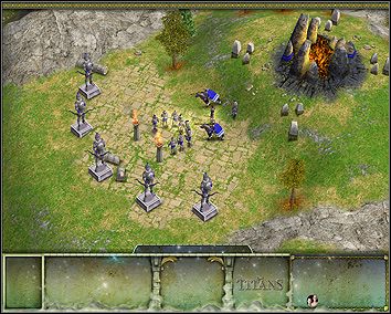 Kamienni strażnicy są świetną ochroną przed wrogiem - Scenariusz 3 - Greetings from Greece | Kampania | Age of Mythology The Titans - Age of Mythology: The Titans - poradnik do gry