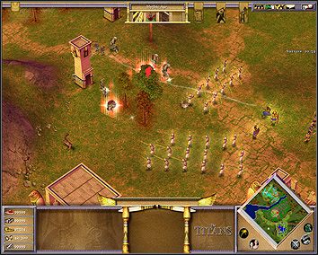 Kapłani strzegący wejścia do miasta - Scenariusz 7 - Betrayal at Sikyos | Kampania | Age of Mythology The Titans - Age of Mythology: The Titans - poradnik do gry