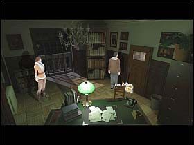 Po wstępnym rozpoznaniu John wpada na dość bolesny (dla wartownika) plan - UUWL - boczne wejście, biuro - Berlin - Undercover: Operation Wintersun - poradnik do gry