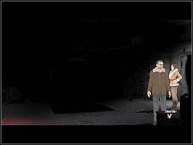 Tu z wiszącej na ścianie przy wejściu skrzynki z bezpiecznikami Russell usuwa jeden, zresztą przepalony - Podziemne pomieszczenia produkcyjne (2) - Heigerloch - Undercover: Operation Wintersun - poradnik do gry