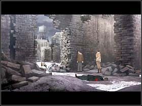 Poczuwszy się nieco pewniej, Anne i John wędrują przed siebie - Ulice - Stalingrad - Undercover: Operation Wintersun - poradnik do gry