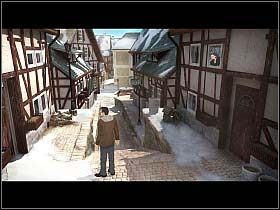 John polewa więc ziarno wódką i stawia miskę w gnojowisku - Rynek, gospoda, ulice (2) - Heigerloch - Undercover: Operation Wintersun - poradnik do gry