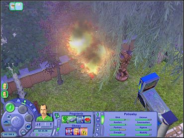 Uderzeń piorunów nie da się niestety przewidzieć, ani w stu procentach im zapobiec. Lepiej więc być ostrożnym i nie pozwolić Simom wychodzić z domu w trakcie burzy. - Wiosna | Zmiany | The Sims 2 Cztery Pory Roku - The Sims 2: Cztery pory roku - poradnik do gry