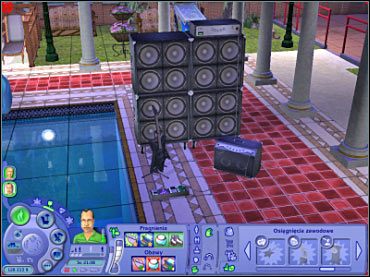 Gitara rockowa nie tylko ładnie prezentuje się, ale i jest bardzo pożyteczna. - Kariera muzyka | Ścieżki kariery | The Sims 2 Cztery Pory Roku - The Sims 2: Cztery pory roku - poradnik do gry