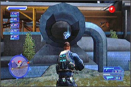 Oddzielającą Cię od niego ścianę będziesz mógł zniszczyć za pomocą materiałów wybuchowych - Rafael Chuco Diaz | Los Muertos | Crackdown - Crackdown - poradnik do gry