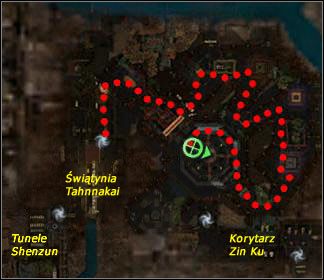 Zadanie w tej misji polega na uwolnieniu ośmiu dusz, czyli trzeba pokonać tyluż bossów - Świątynia Tahnnakai- miasto i misja | Miasto Kaineng | Guild Wars Factions - Guild Wars: Factions - poradnik do gry