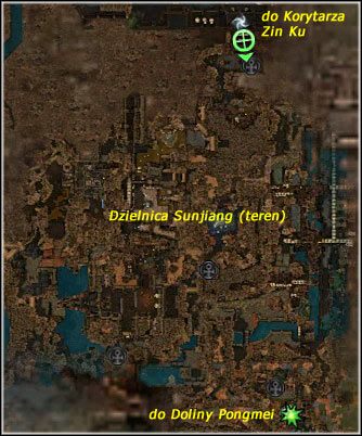 Dzielnica Sunjiang (teren) - Korytarz Zin Ku, Dzielnica Sunjiang (teren) | Miasto Kaineng - Guild Wars: Factions - poradnik do gry