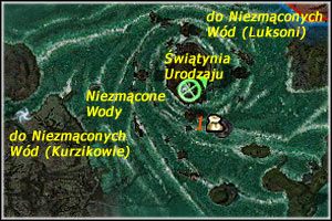 Do tej lokacji można się dostać jedynie ze Świątyni Urodzaju, czyli dopiero po wykonaniu misji w Niezmąconych Wodach (nieważne której) - Świątynia Urodzaju, Niezmącone Wody (teren) | Jadeitowe Morze - Guild Wars: Factions - poradnik do gry