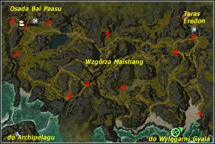 Kolekcjonerzy - Wzgórza Maishang, Osada Bai Pasu, Taras Eredon | Jadeitowe Morze - Guild Wars: Factions - poradnik do gry