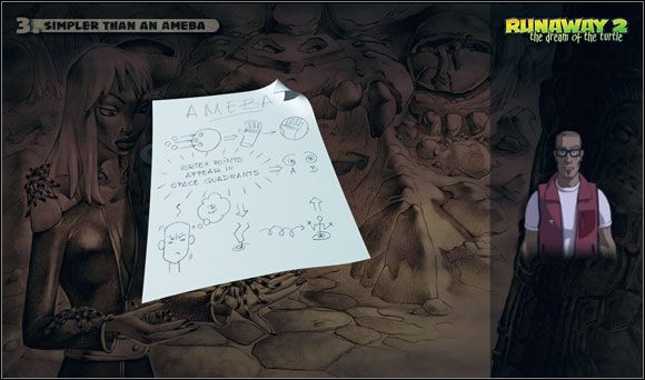 Po chwili AMEBA nie miała już przed nim sekretów - Prostsze niż A.M.E.B.A. (2) | Rozdział III | Runaway 2 Sen Żółwia - Runaway 2: Sen Żółwia - poradnik do gry