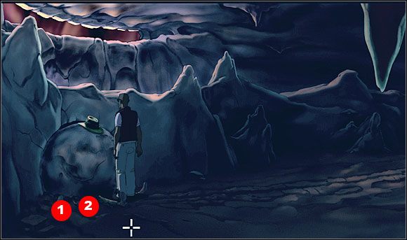 Brian wdrapał się do wnętrza głowy posągu Tiki - Prostsze niż A.M.E.B.A. (3) | Rozdział III | Runaway 2 Sen Żółwia - Runaway 2: Sen Żółwia - poradnik do gry