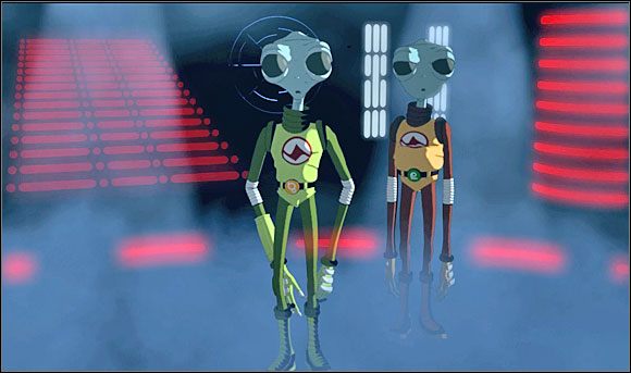 Kosmici poprosili profesora Simona, by ten pomógł im zdobyć trantonit - rodzaj kamienia będący potężnym źródłem energii - Ten kto wie, nie mówi (4) | Rozdział IV | Runaway 2 Sen Żółwia - Runaway 2: Sen Żółwia - poradnik do gry