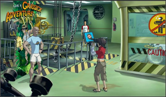 Po chwili Grassick wezwał Camille do siebie - Nurkując w przeszłość (3) | Rozdział V | Runaway 2 Sen Żółwia - Runaway 2: Sen Żółwia - poradnik do gry