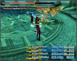 Początkowo stosuje tylko i wyłącznie zwykłe ataki - Third Ascent | Część III | Solucja Final Fantasy XII - Final Fantasy XII - poradnik do gry