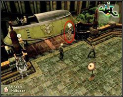 Biegnij do dzielnicy Nilbasse i porozmawiaj z taksówkarzem stojącym naprzeciw sklepu ze zbroją i z bronią - Archades | Część II | Solucja Final Fantasy XII - Final Fantasy XII - poradnik do gry