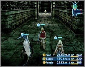 Sword of Judgment (po lewej) i komnata z Way Stoneem (po prawej) - Stilshrine of Miriam | Część II | Solucja Final Fantasy XII - Final Fantasy XII - poradnik do gry