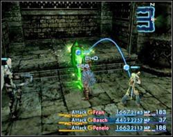 Na środku następnej sali stoi kryształ zapisu gry - Stilshrine of Miriam | Część II | Solucja Final Fantasy XII - Final Fantasy XII - poradnik do gry