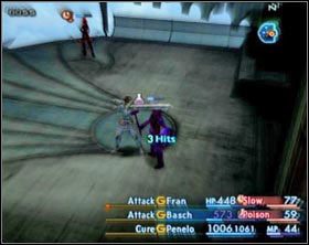 Zaraz po cut-scence rozpoczniesz walkę przeciw Vosslerowi i jego trzem pomagierom (Imperial Swordsman, 17-19lv, 845 HP) - The Tomb of Raithwall | Część I | Solucja Final Fantasy XII - Final Fantasy XII - poradnik do gry