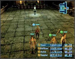 Urządzenie na początku korytarza na razie nie dział - The Tomb of Raithwall | Część I | Solucja Final Fantasy XII - Final Fantasy XII - poradnik do gry