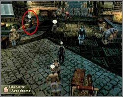 Wejdź do środka i porozmawiaj z Balthierem [screen ] - Barheim Passage | Część I | Solucja Final Fantasy XII - Final Fantasy XII - poradnik do gry