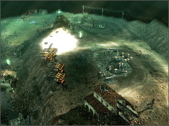 Musisz zniszczyć atakujące bazę obcych Molochy, zanim zrównają z ziemią wszystkie generatory ochronne. - Nod - Wieża Kanea | Command & Conquer 3 Wojny o Tyberium - Command & Conquer 3: Wojny o Tyberium - poradnik do gry