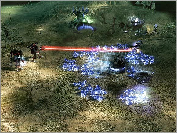 Zajmuj rafinerie obcych, gdy żniwiarka wyładowuje Tyberium. Tylko wtedy będziesz mieć z przetwórni jakiś pożytek. - Nod - Wzgórza Włoskie | Command & Conquer 3 Wojny o Tyberium - Command & Conquer 3: Wojny o Tyberium - poradnik do gry