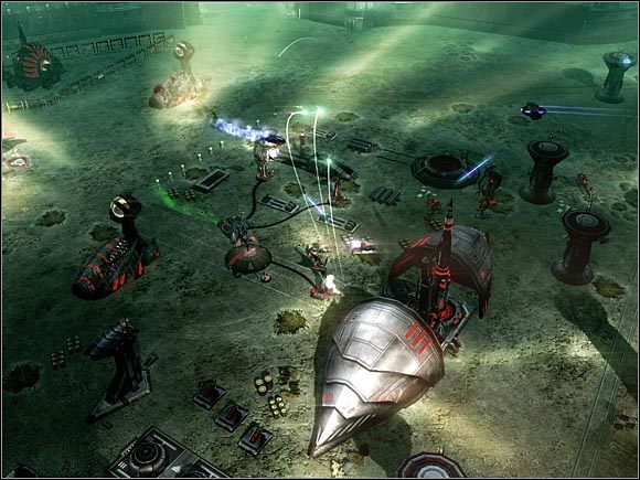 Wyrzutnia pocisków Catalyst będzie atakowana z powietrza, dlatego postaraj się o kilka baterii dział przeciwlotniczych. - Nod - Północne Włochy | Command & Conquer 3 Wojny o Tyberium - Command & Conquer 3: Wojny o Tyberium - poradnik do gry