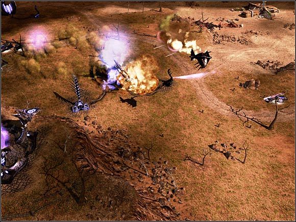 Bombowce Vertigo atakują bazę Scrinów. - Nod - Mury Sydney | Command & Conquer 3 Wojny o Tyberium - Command & Conquer 3: Wojny o Tyberium - poradnik do gry