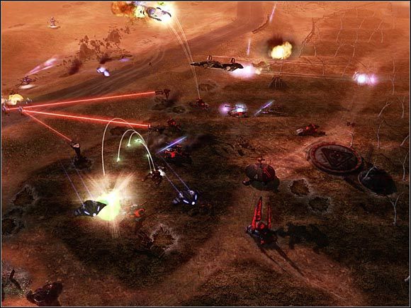 W przetrwaniu ataków pomogą Ci czołgi maskujące. Wykorzystaj fabrykę pojazdów, żeby wyprodukować kolejne. - Nod - Australijski busz | Command & Conquer 3 Wojny o Tyberium - Command & Conquer 3: Wojny o Tyberium - poradnik do gry