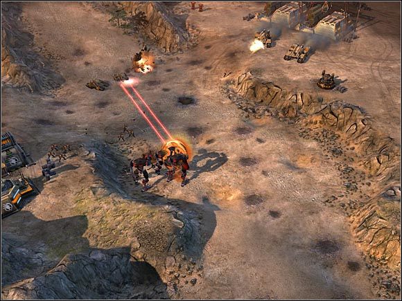 Zanim ciężarówka z płynnym Tyberium ruszy na północ, Twoje wojska muszą zlikwidować bazę wroga. Trzy Awatary, wspierane przez komandosa załatwią problem. - Nod - Słowenia | Command & Conquer 3 Wojny o Tyberium - Command & Conquer 3: Wojny o Tyberium - poradnik do gry