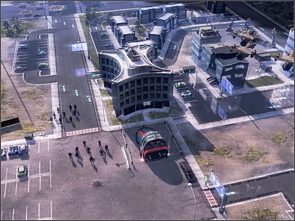 Aby skorzystać z tuneli metra, wprowadź żołnierzy do najbliższej stacji i wyprowadź ich w innej części miasta. - Nod - Waszyngton | Command & Conquer 3 Wojny o Tyberium - Command & Conquer 3: Wojny o Tyberium - poradnik do gry